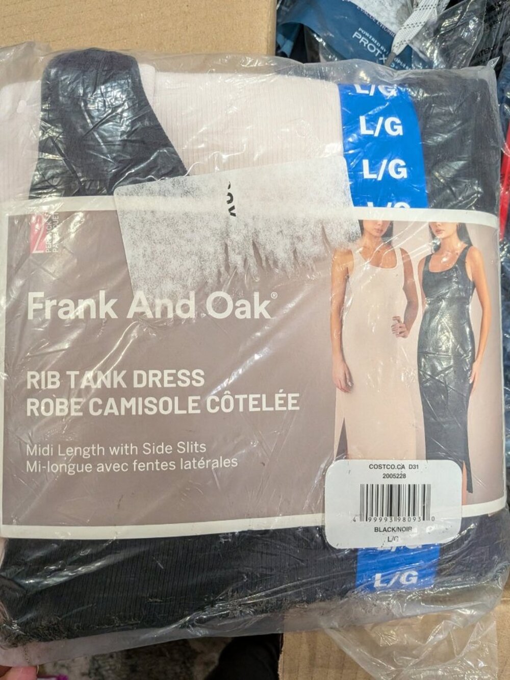 Frank & Oak 2 pack Ribbed dresses, Size large brand new - Picture 3 of 3